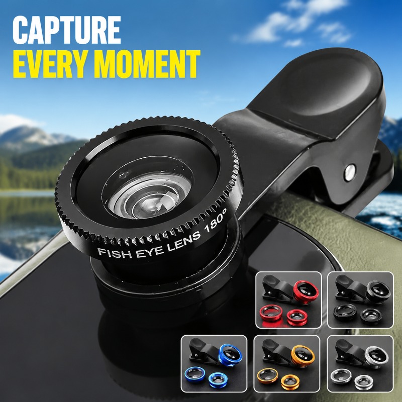 Lens Camera Clip - Universal Phone Camera Lens Kit 3