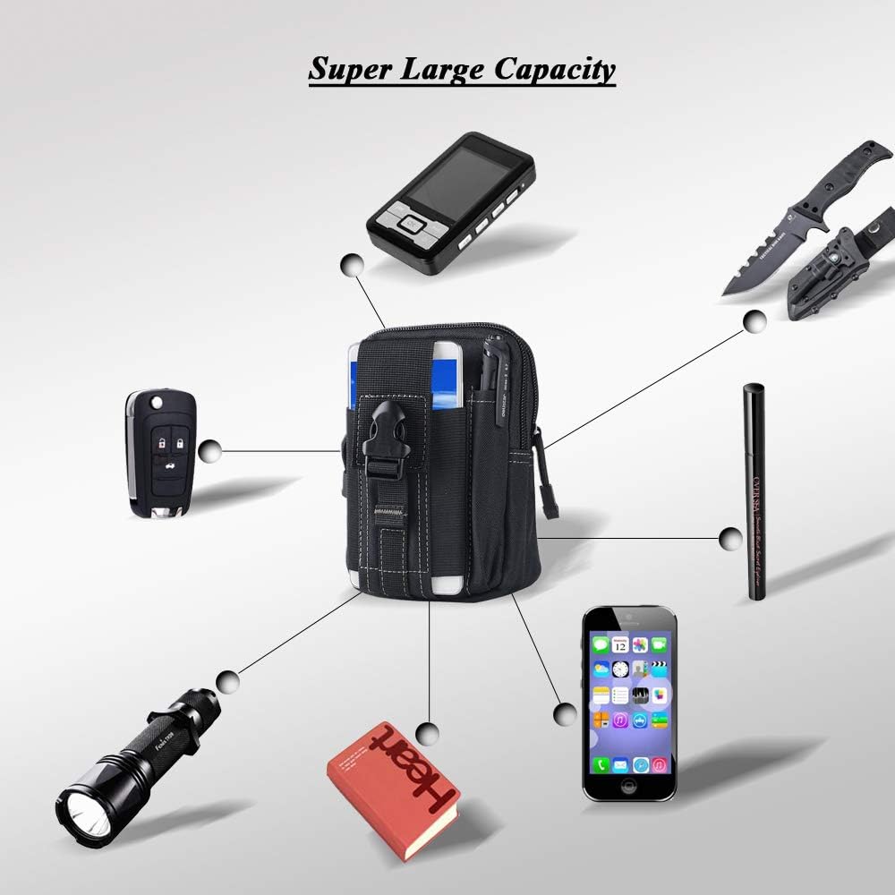Tactical Molle Belt Pouch Mili - đánh giá và giá Phone Accessory