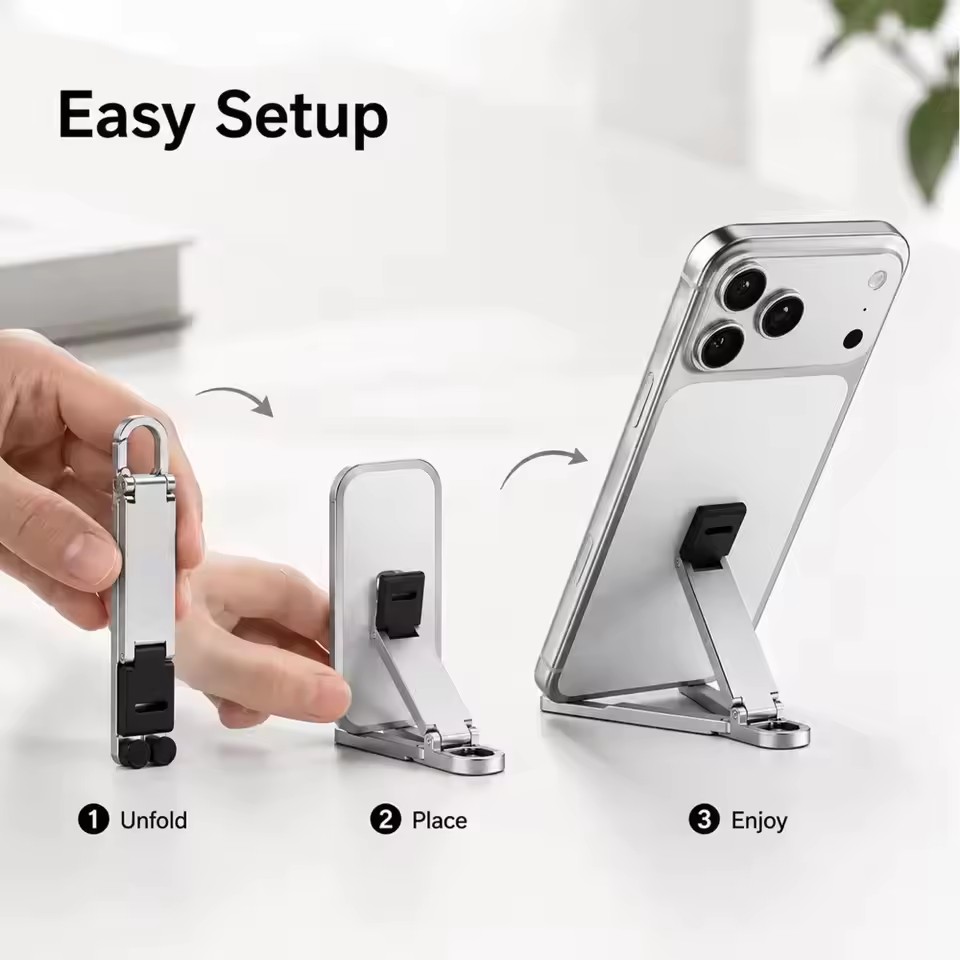 Foldable Keychain Phone Stand  - đánh giá và giá Phone Accessory