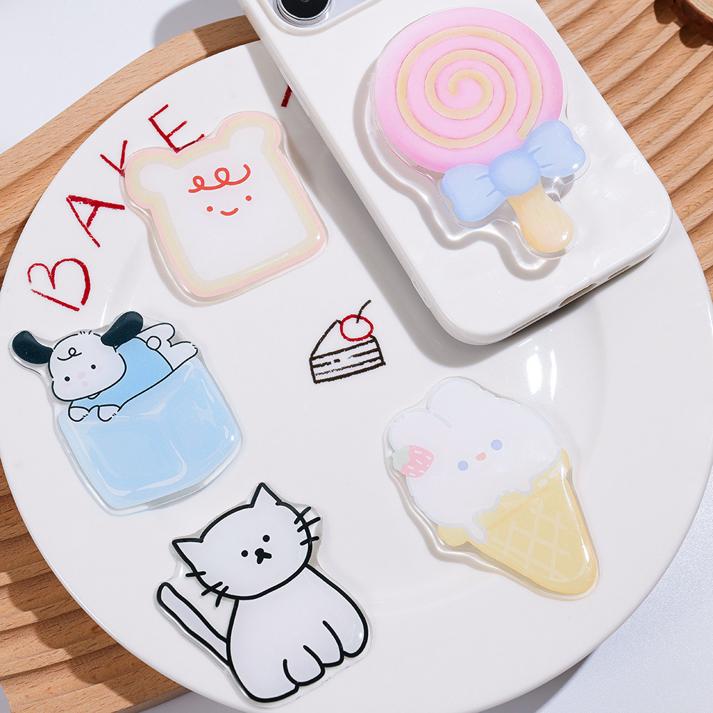 Cute Cartoon Grip Tok Acrylic  - đánh giá và giá Phone Accessories And Gadgets