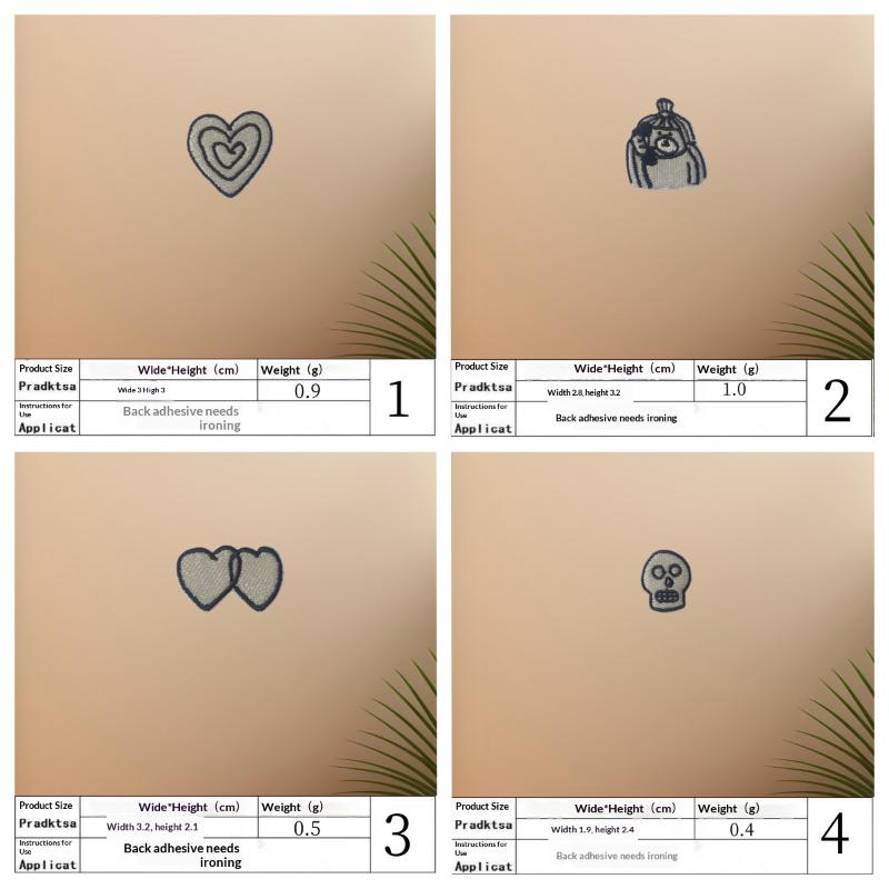 1Set Heart Cat Skull Birds Emb - đánh giá và giá Phone Accessory