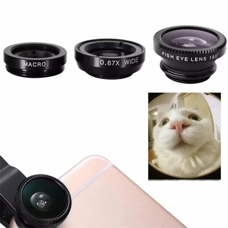 Universal Phone Camera Lens Ki - đánh giá và giá Lens Camera Clip