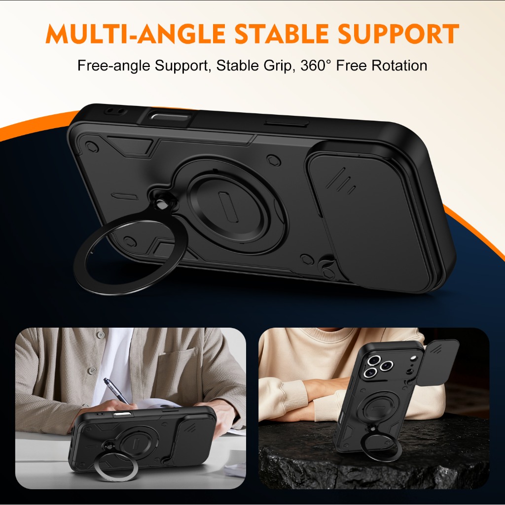 Armor Shockproof Phone Case w/ - đánh giá và giá Phone Kickstand Ring