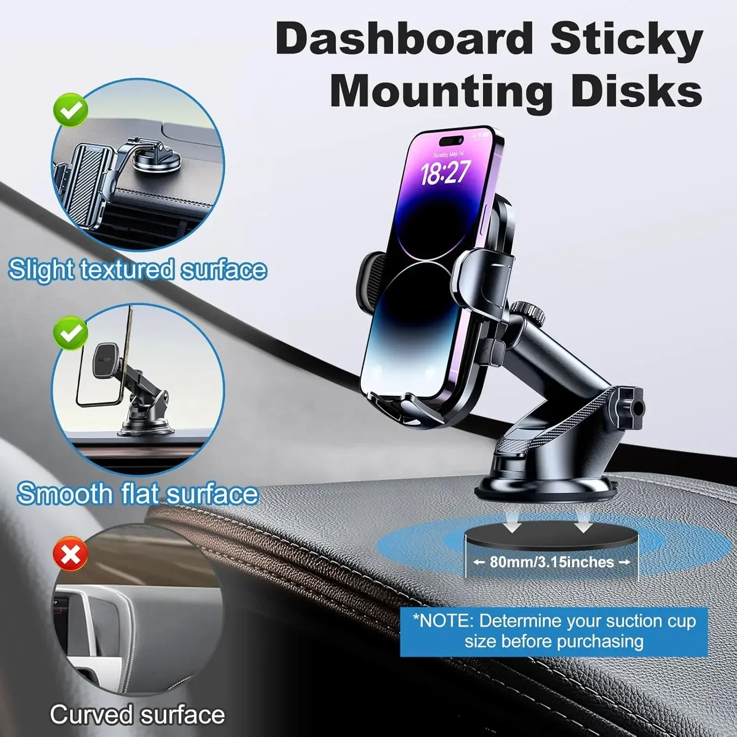 Universal Dashboard Adhesive S - đánh giá và giá Phone Accessory