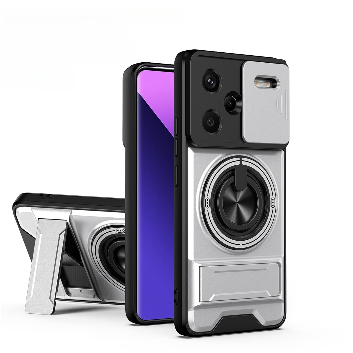 Lens Slide Camera Phone Case f - đánh giá và giá Phone Kickstand Ring
