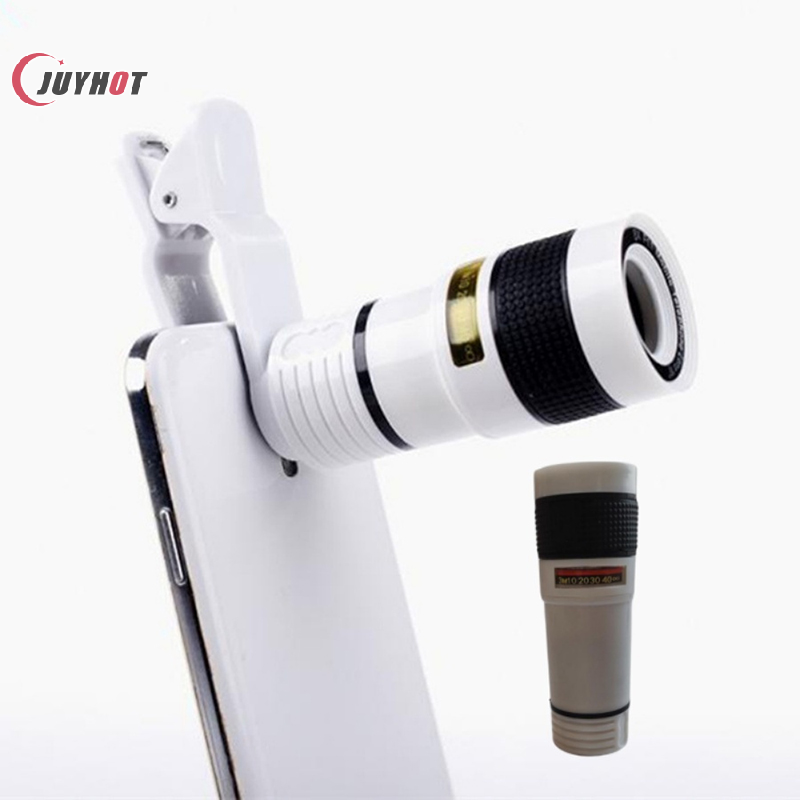 8X Long Focus Mobile Phone Len - đánh giá và giá Lens Camera Clip